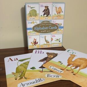 eeboo - ANIMAL PARADE ALPHABET CARDS WALL ART